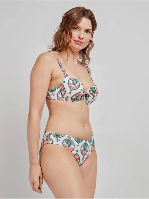 Culotte de bikini réversible en tissu imprimé - Kiabi Culotte de bikini réversible en tissu imprimé - Kiabi