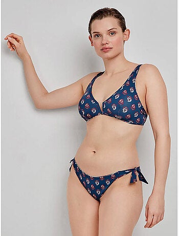 Culotte de bikini réversible et ajustable