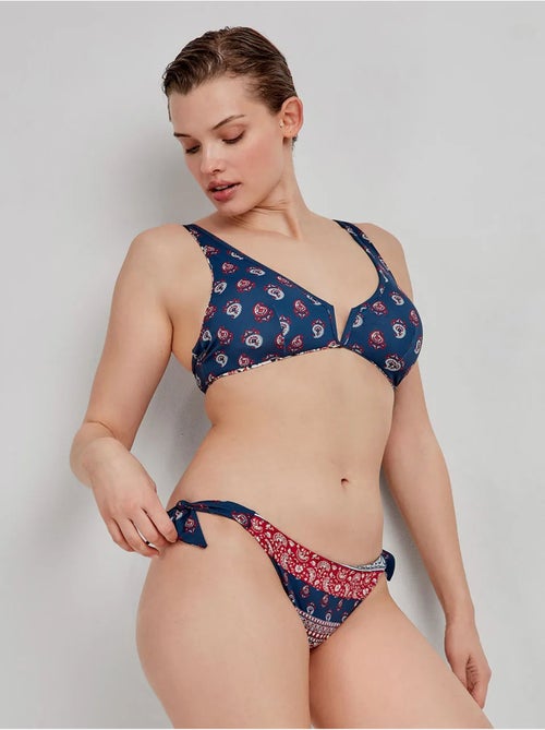 Culotte de bikini réversible et ajustable - Kiabi Culotte de bikini réversible et ajustable - Kiabi
