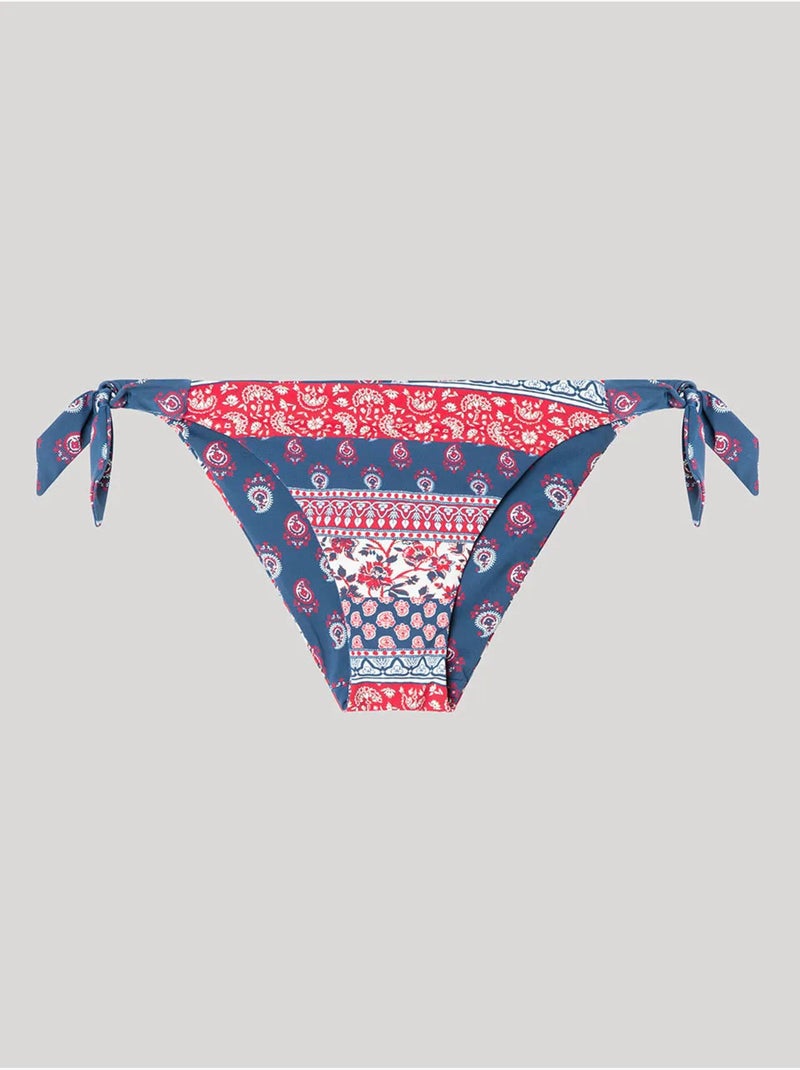 Culotte de bikini réversible et ajustable Multicolore - Kiabi
