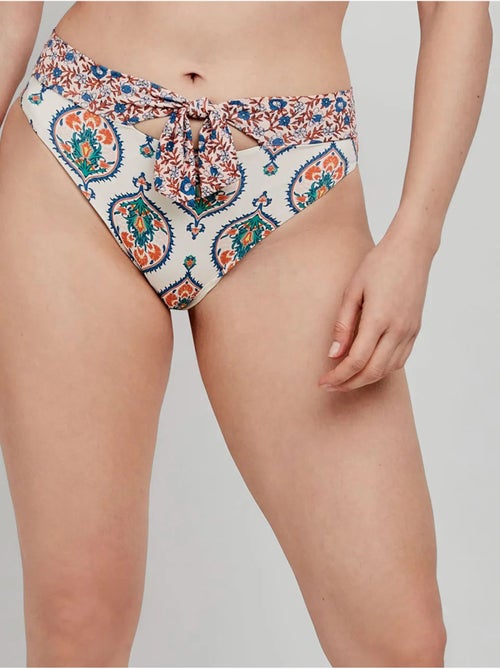 Culotte de bikini taille haute imprimé - Kiabi Culotte de bikini taille haute imprimé - Kiabi