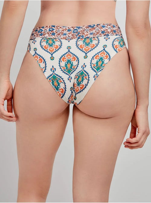 Culotte de bikini taille haute imprimé - Kiabi Culotte de bikini taille haute imprimé - Kiabi