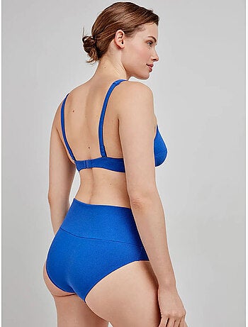 Culotte de bikini taille haute multiposition