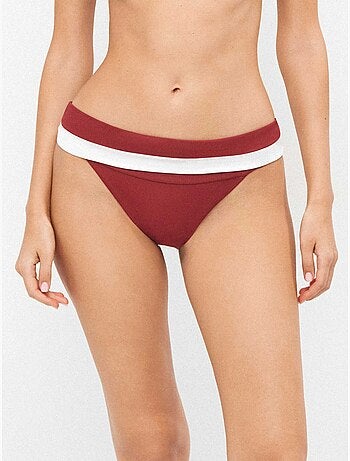 Culotte de bikini taille haute multiposition