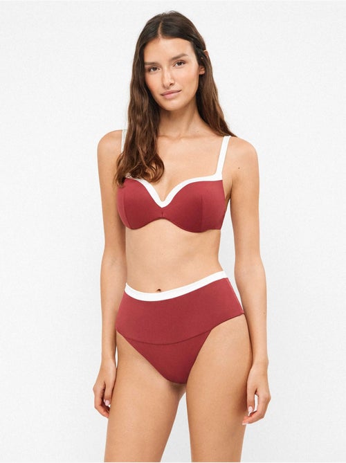 Culotte de bikini taille haute multiposition - Kiabi Culotte de bikini taille haute multiposition - Kiabi