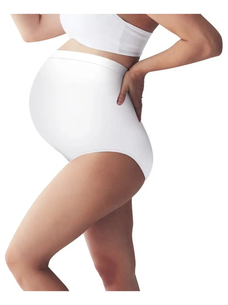 Culotte de grossesse anti-vergeture Blanc - Kiabi