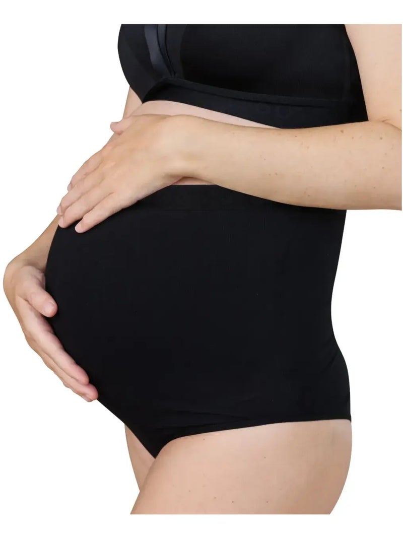 Culotte de grossesse anti-vergeture Noir Noir - Kiabi