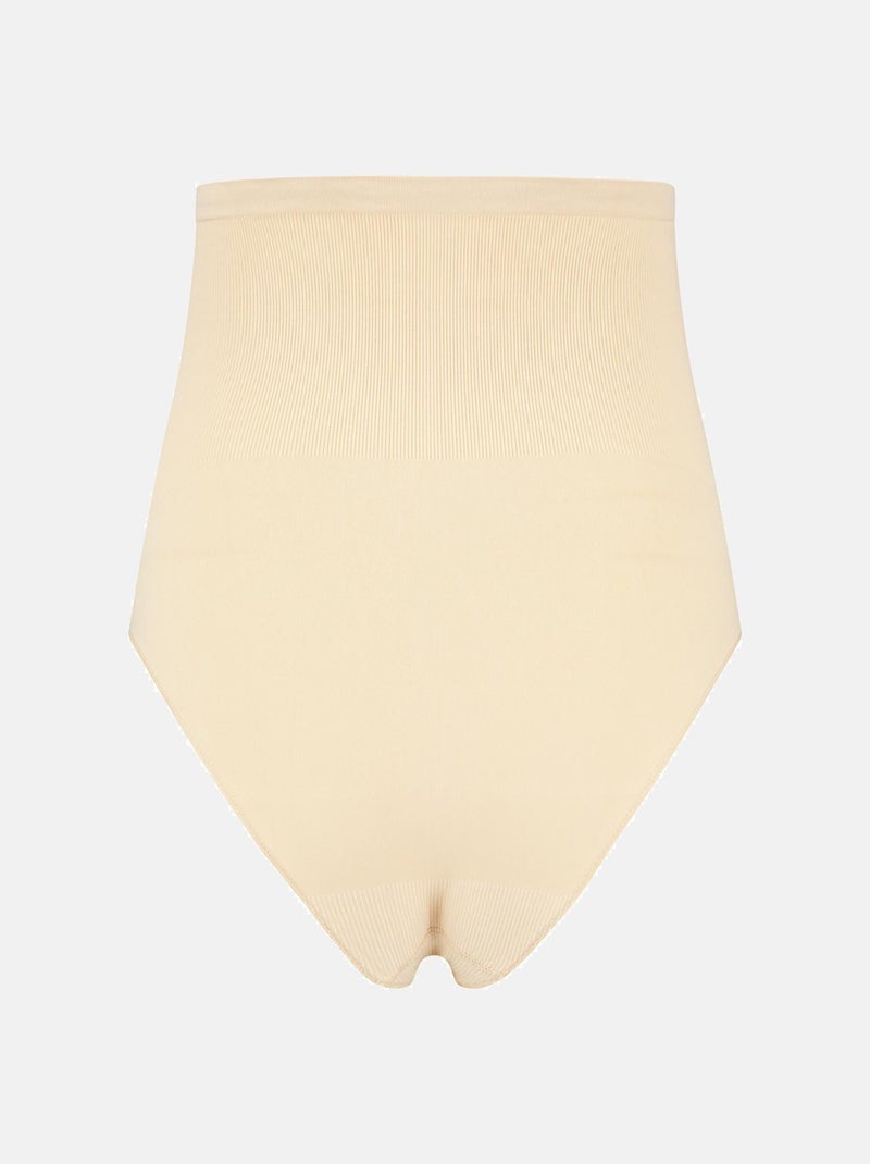 Culotte de grossesse sans coutures ,  effet galbant  (Mamsy) Beige - Kiabi
