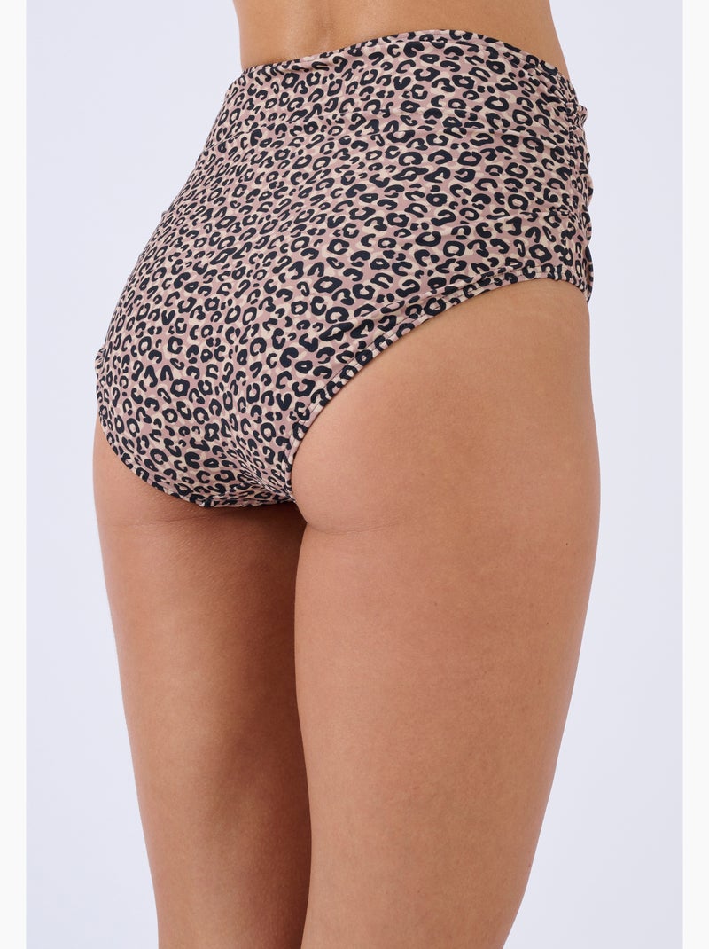 Culotte de maillot de bain taille haute Perfect Fit by Damart - Damart Marron - Kiabi