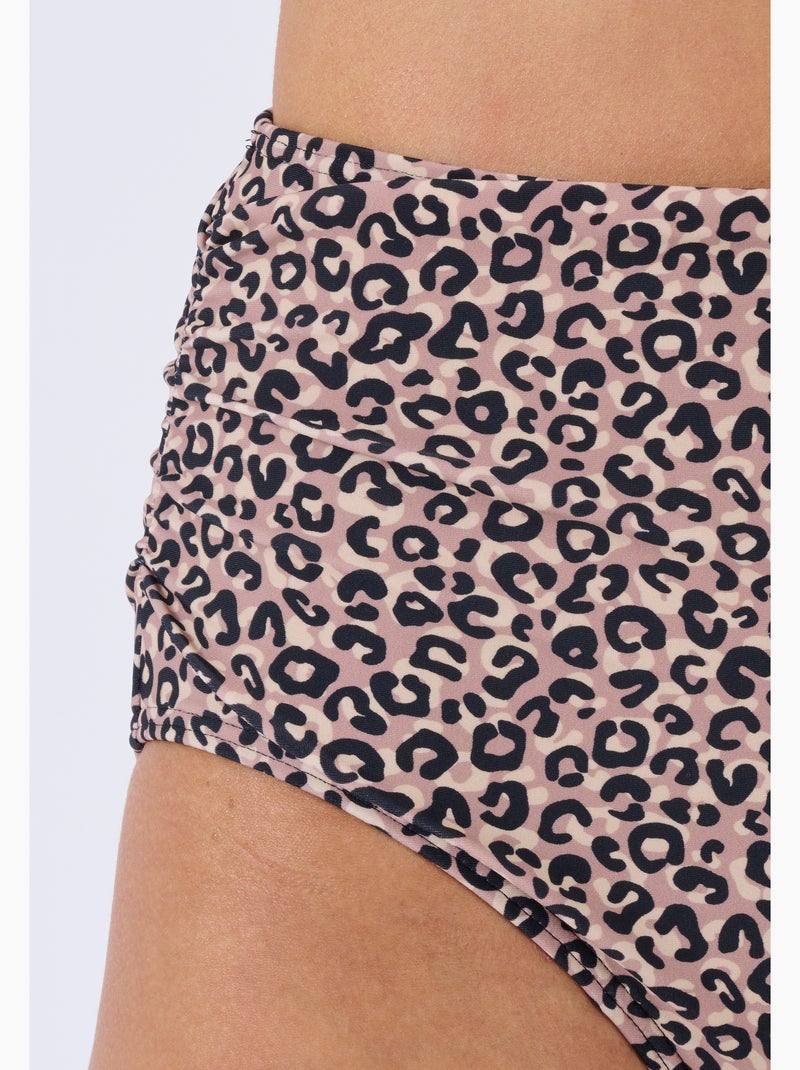 Culotte de maillot de bain taille haute Perfect Fit by Damart - Damart Marron - Kiabi