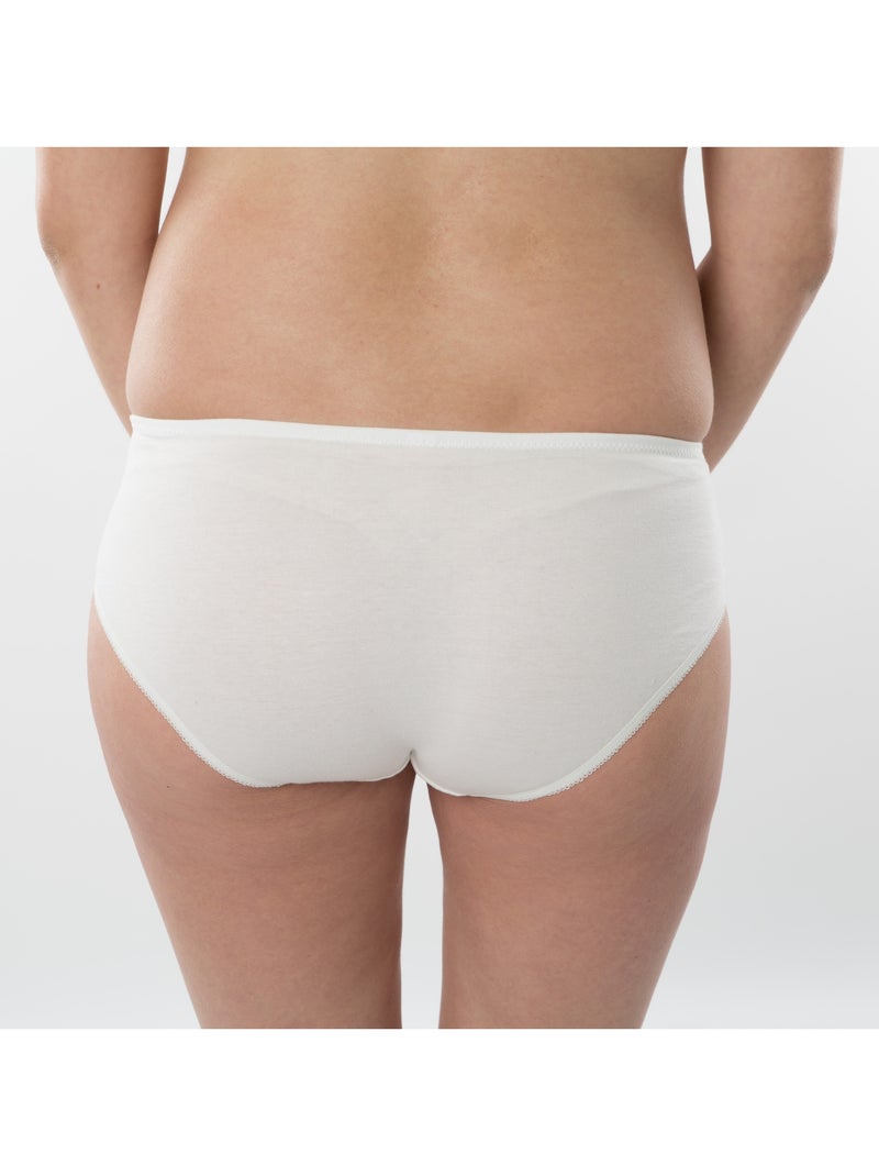 Culotte de maternité BIO 'Bogema' Blanc cassé - Kiabi