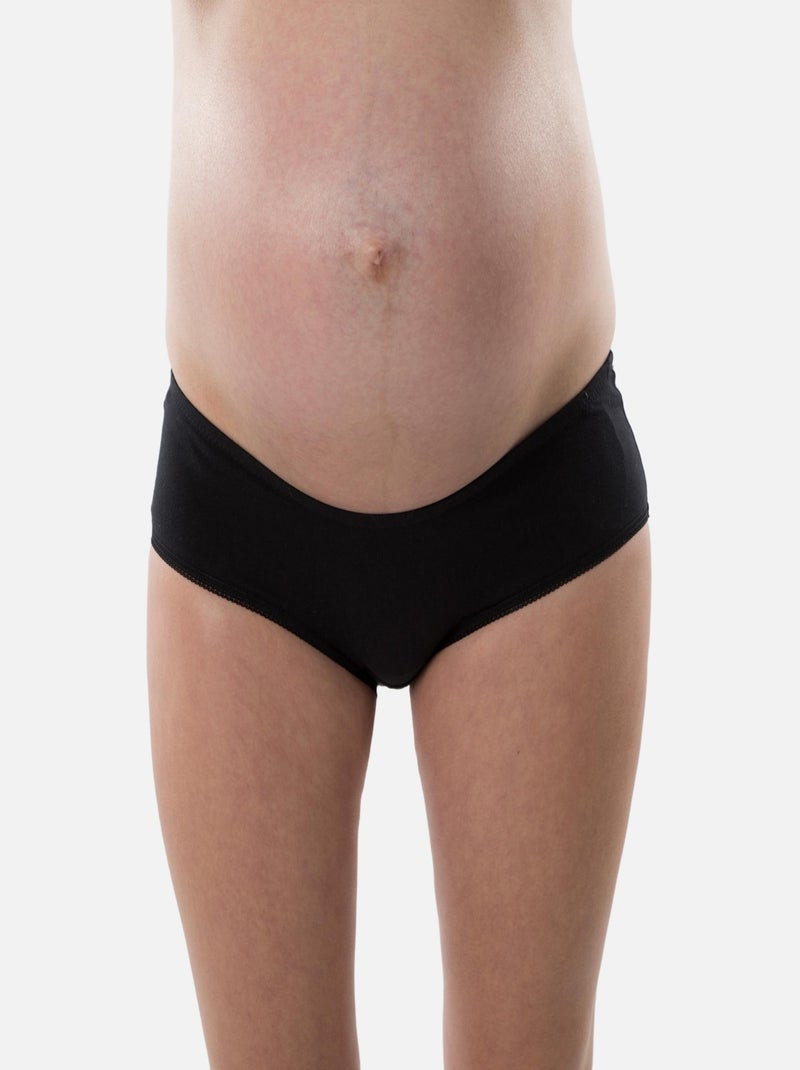 Culotte de maternité BIO 'Bogema' Noir - Kiabi