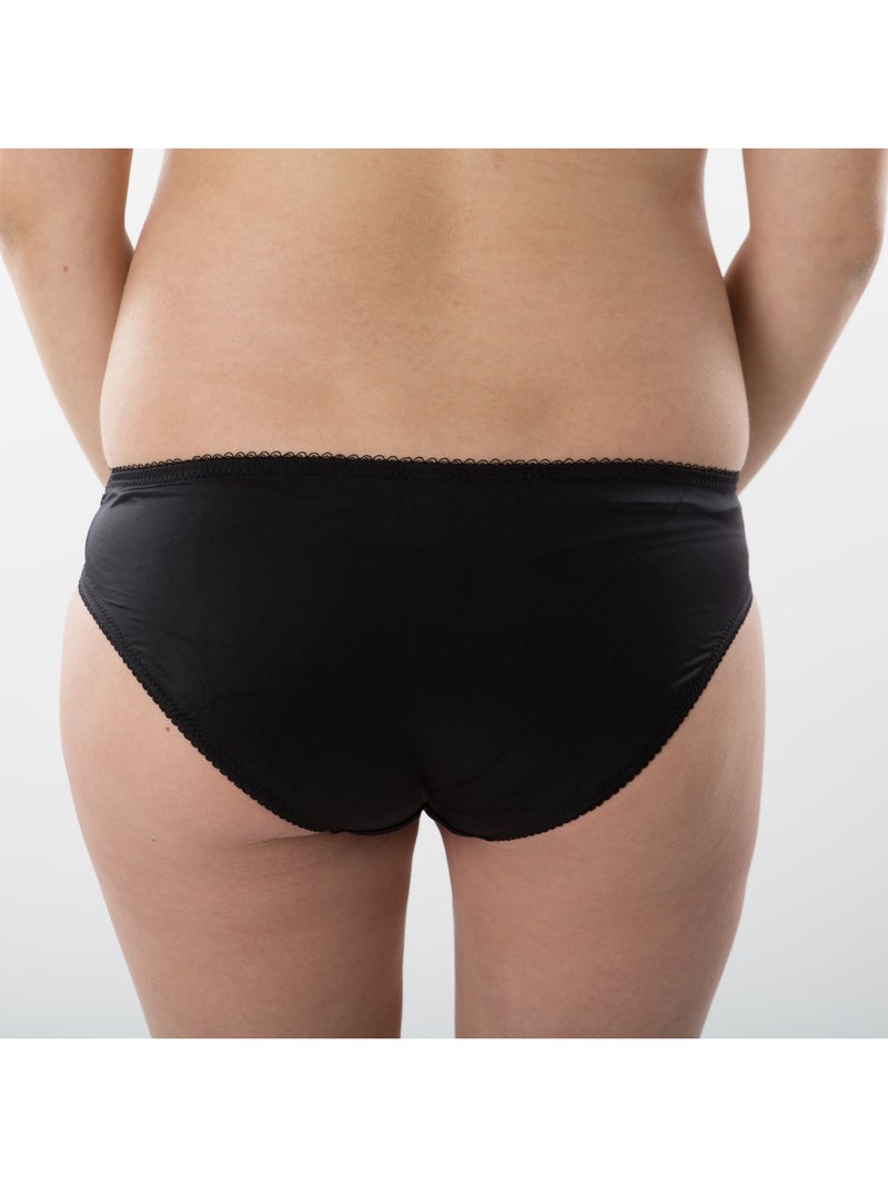 Culotte de maternité NICOLE 'Bogema' Noir Beige - Kiabi