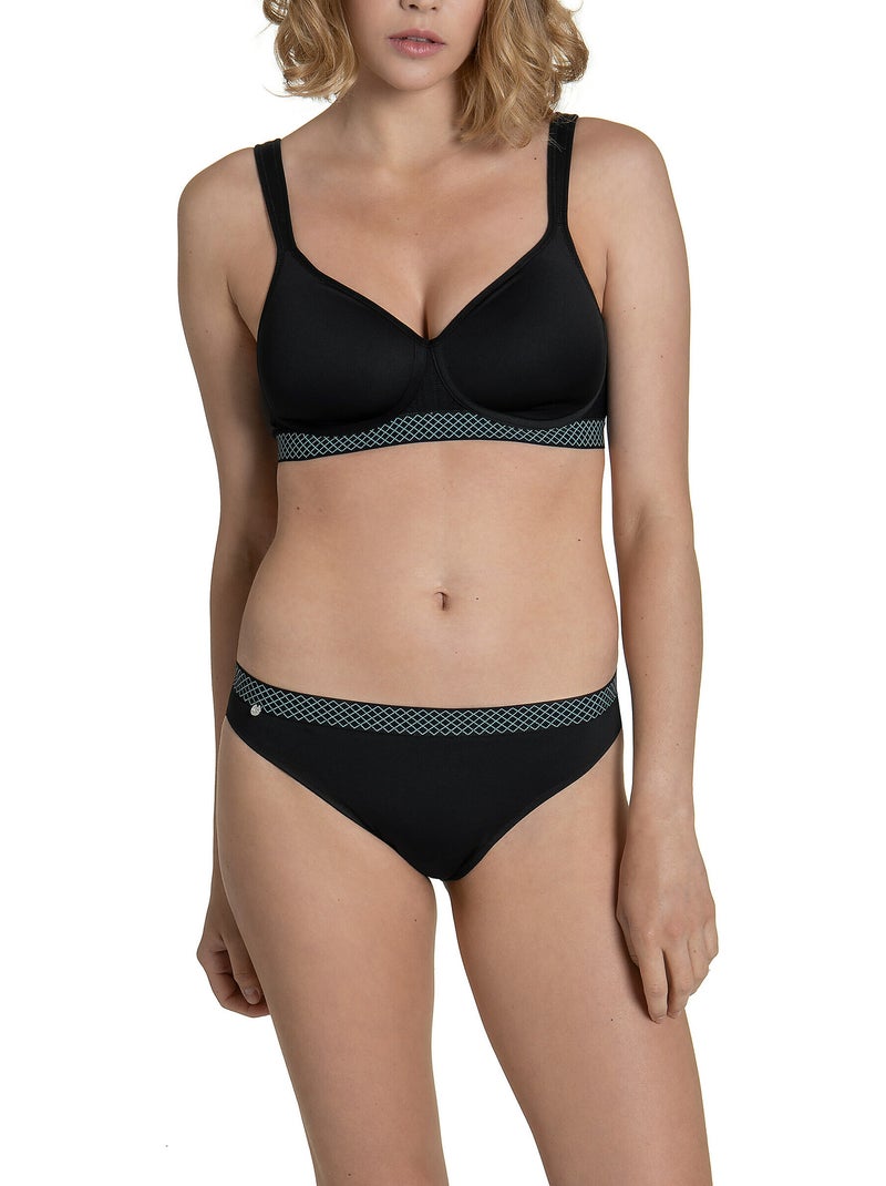 Culotte de sport Powerful Noir - Kiabi
