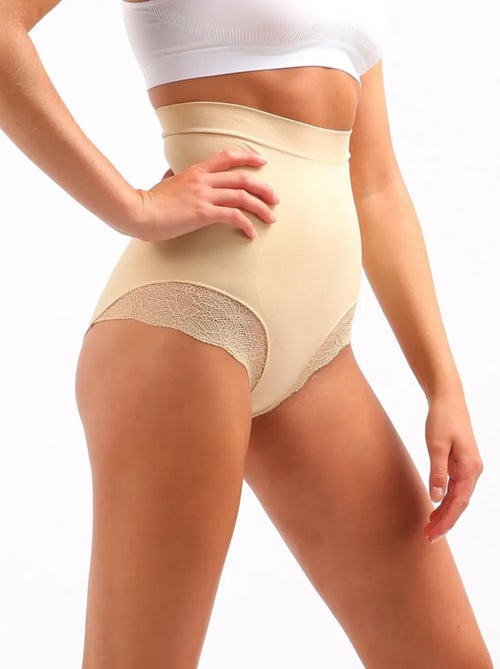 Culotte Dentelle amincissante Ventre Plat - Kiabi