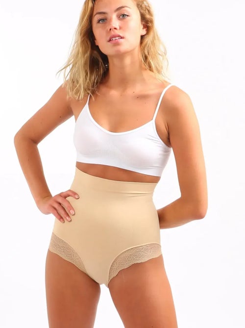 Culotte Dentelle amincissante Ventre Plat - Kiabi