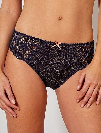 Culotte dentelle bicolore 'Sans Complexe'