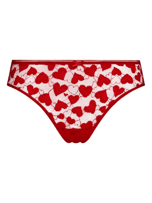 Culotte dentelle cœur - Kiabi
