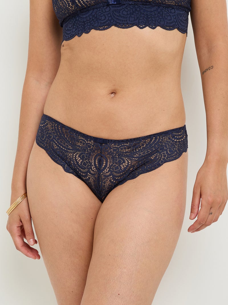 Culotte dentelle Dentelle - RougeGorge Lingerie Bleu marine - Kiabi