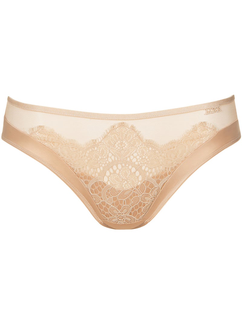 Culotte dentelle Diva Jaune - Kiabi