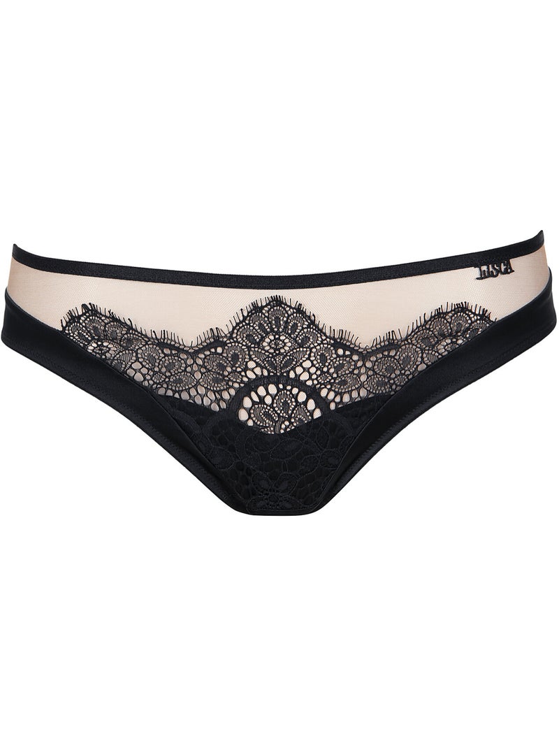 Culotte dentelle Diva Noir - Kiabi