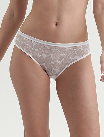 Culotte dentelle florale Coupe Vintage Bloom