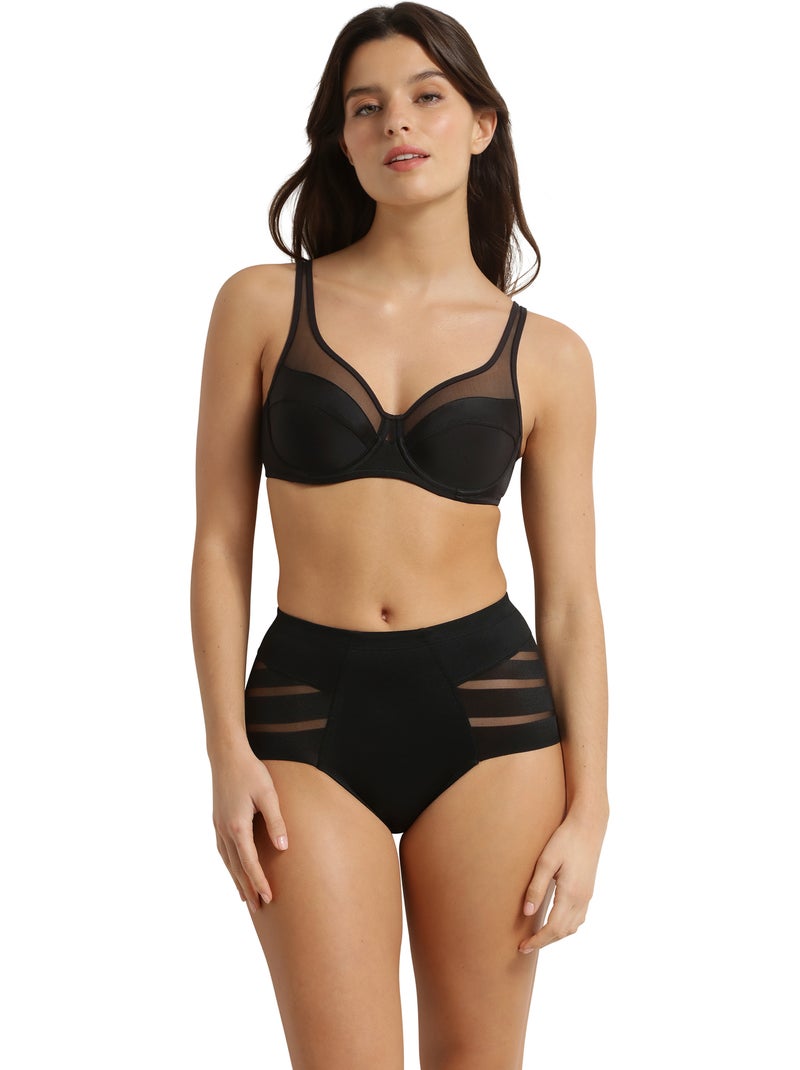 Culotte Diam's Control Medium Noir - Kiabi