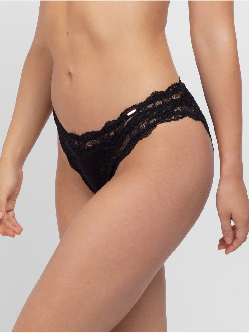 Culotte DORINA invisible Noir - Kiabi
