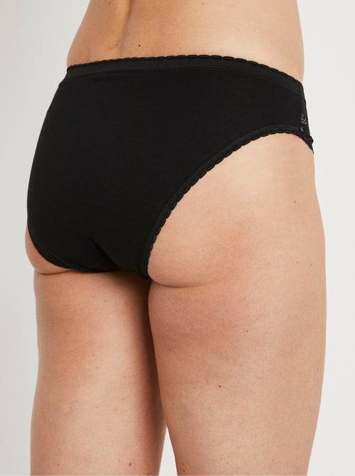 Culotte échancrée dentelle - lot de 3 - Afibel - Kiabi
