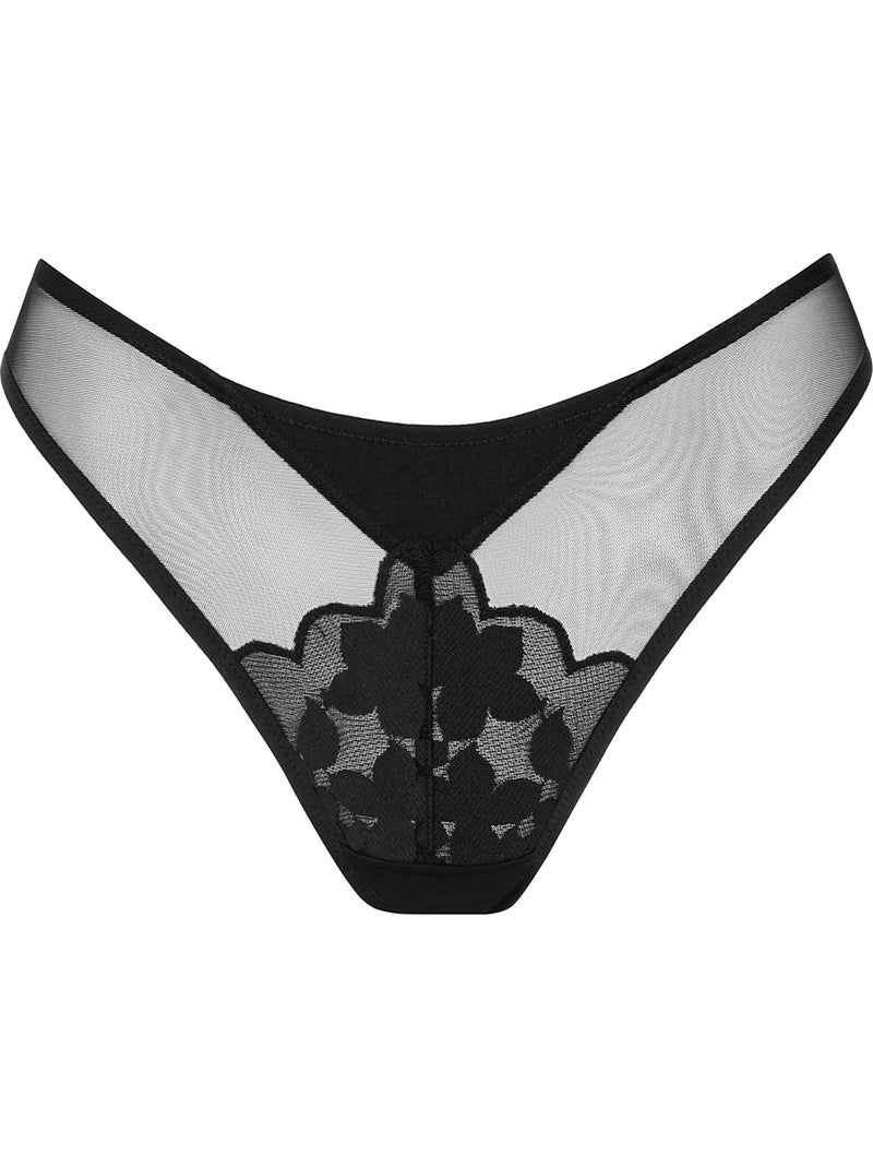 Culotte échancrée Leonie Noir - Kiabi