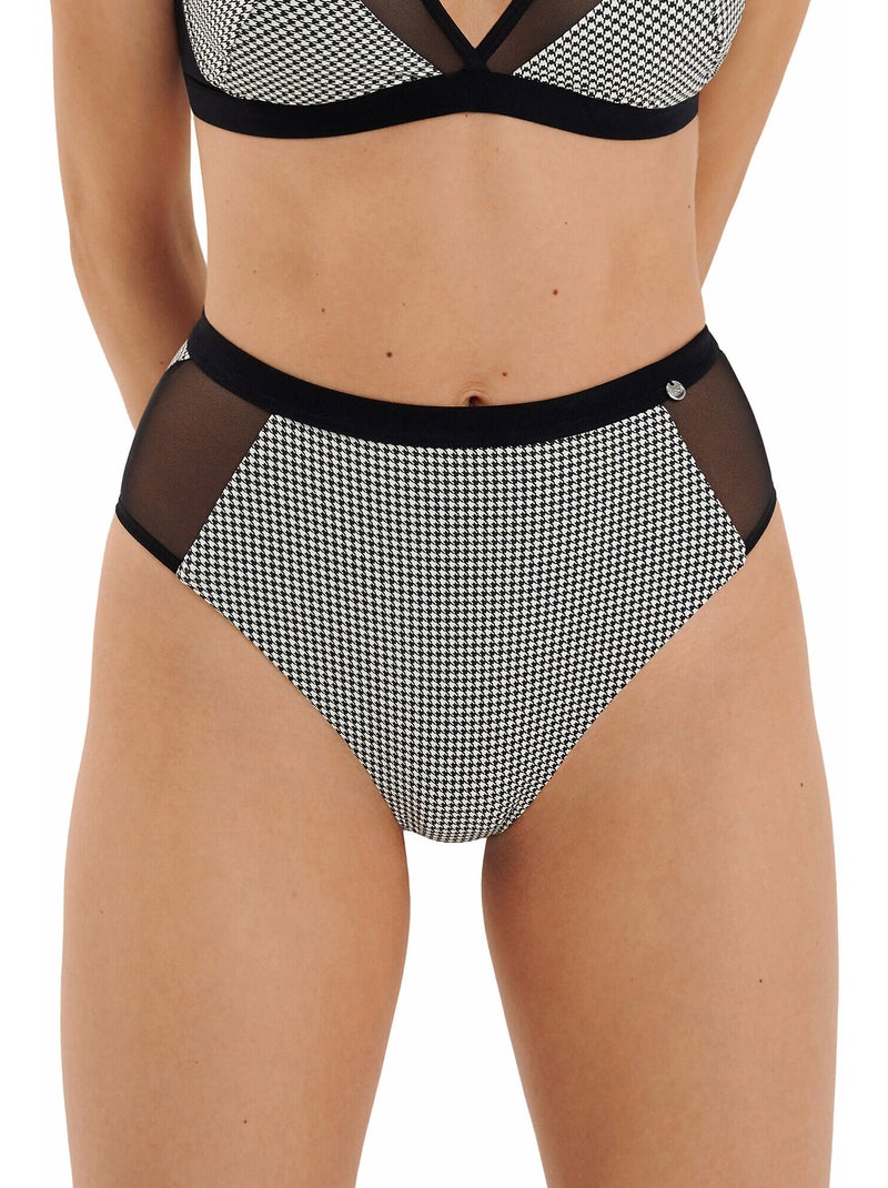 Culotte échancrée taille haute Mia Multicolore - Kiabi