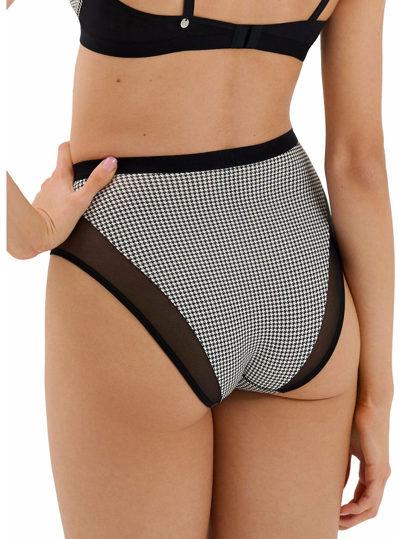 Culotte échancrée taille haute Mia Multicolore - Kiabi