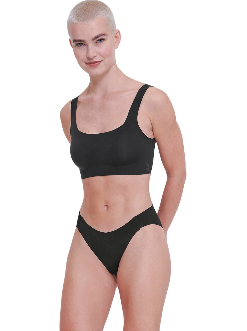 Culotte échancrée ZERO FEEL Noir - Kiabi