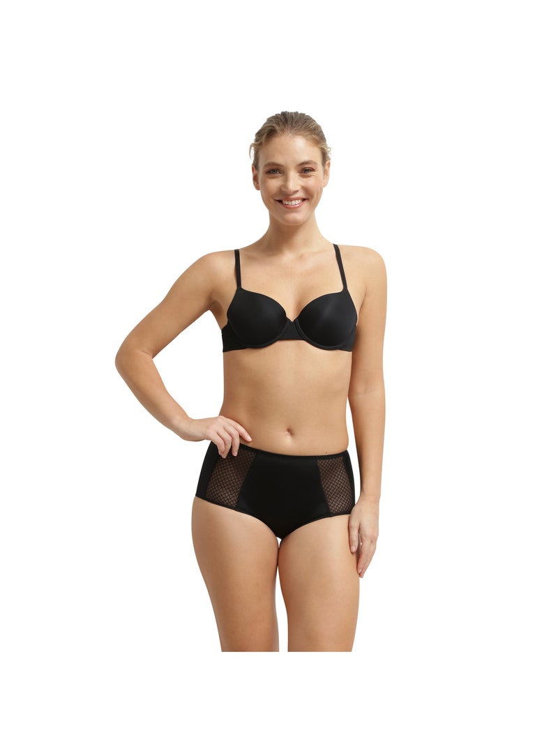 Culotte Ecodim Ventre Plat Noir - Kiabi
