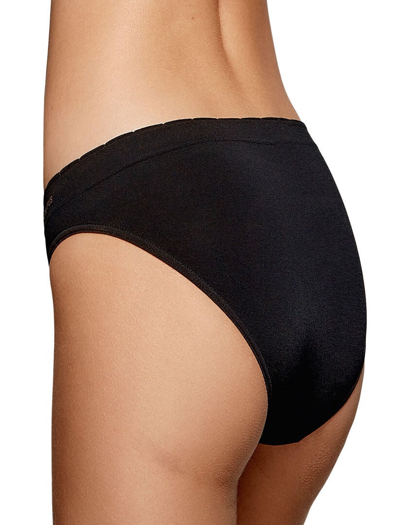 Culotte effet seconde peau Ethné Noir - Kiabi
