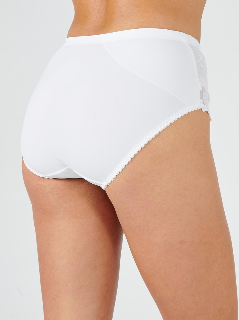 Culotte effet ventre plat ANNA Perfect Fit by Damart - Damart Blanc - Kiabi