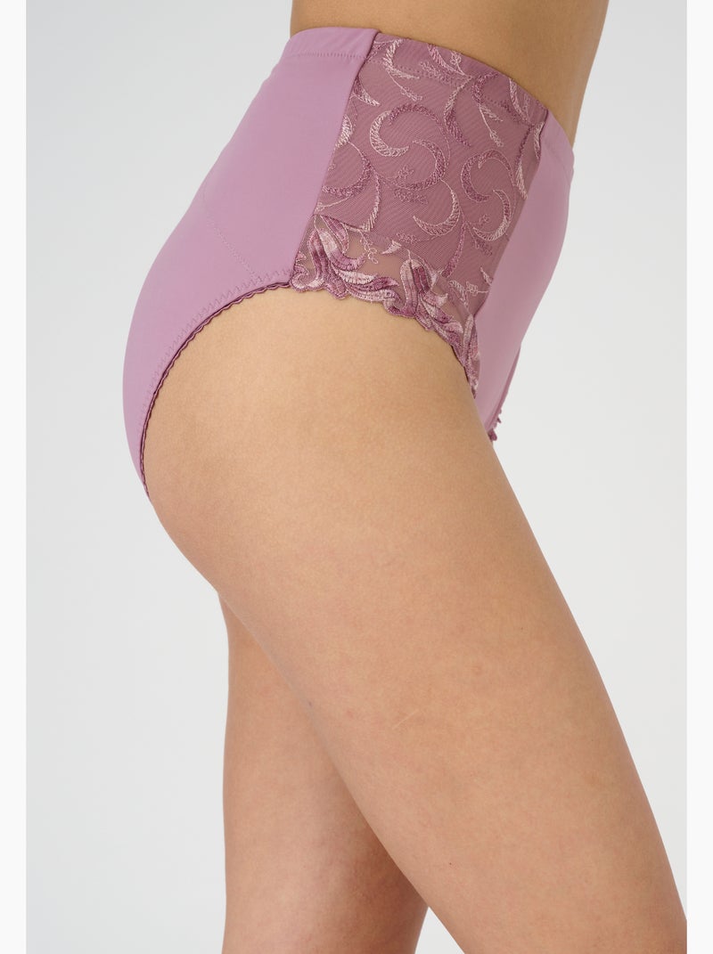 Culotte effet ventre plat ANNA Perfect Fit by Damart - Damart Mauve - Kiabi