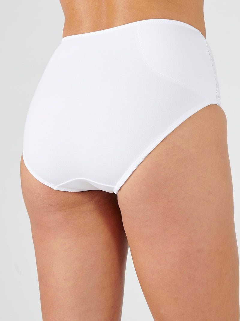 Culotte effet ventre plat CALIE Perfect Fit by Damart - Damart Blanc - Kiabi
