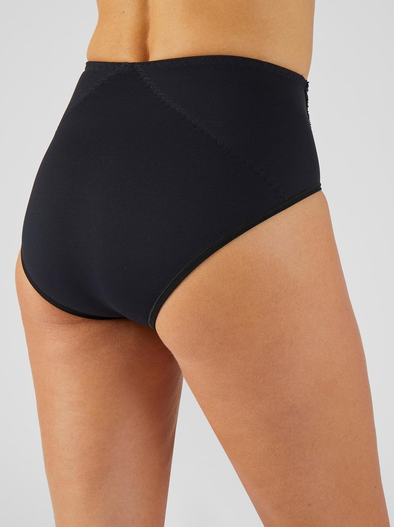 Culotte effet ventre plat Perfect Fit by Damart - Damart Noir - Kiabi