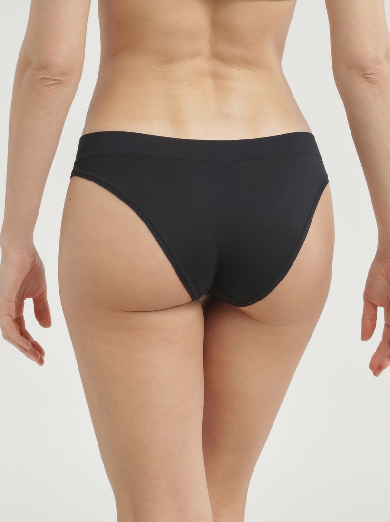Culotte en coton modal Comfort Collection Noir - Kiabi