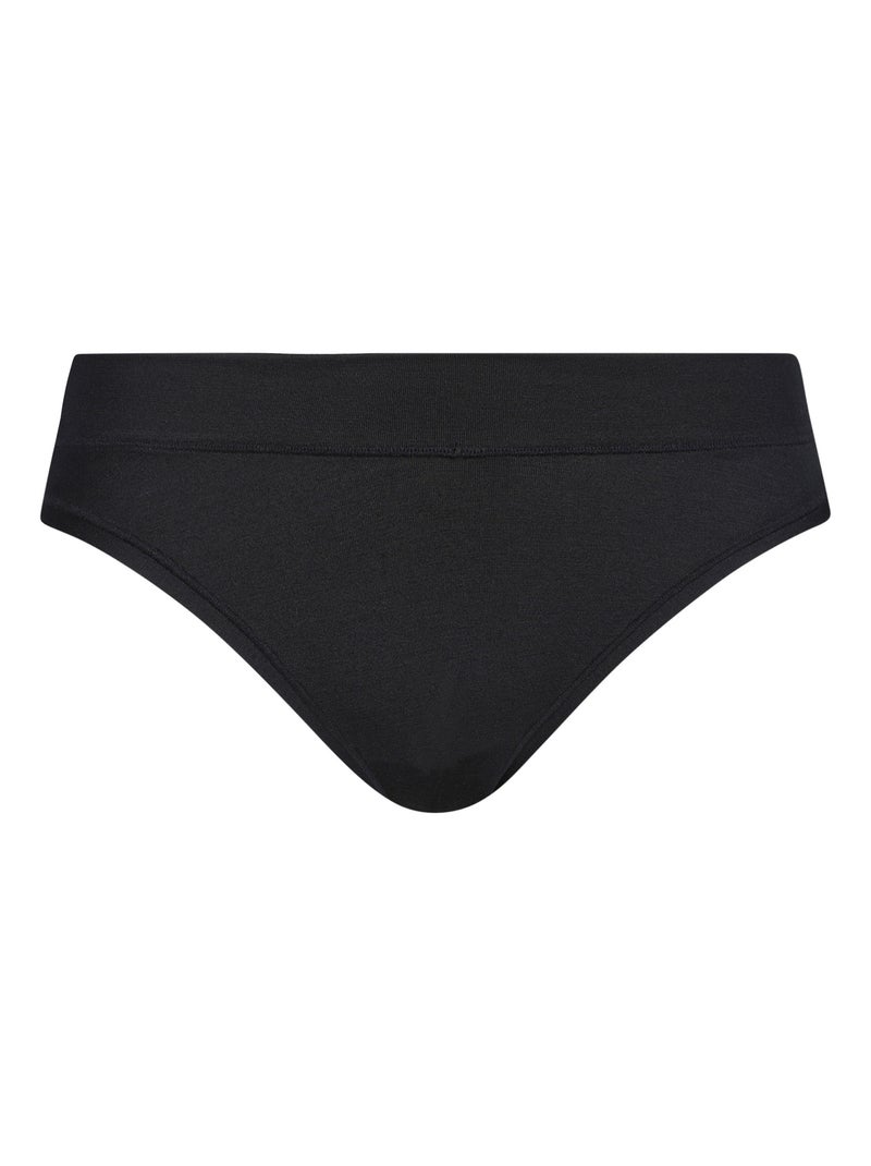 Culotte en coton modal Comfort Collection Noir - Kiabi