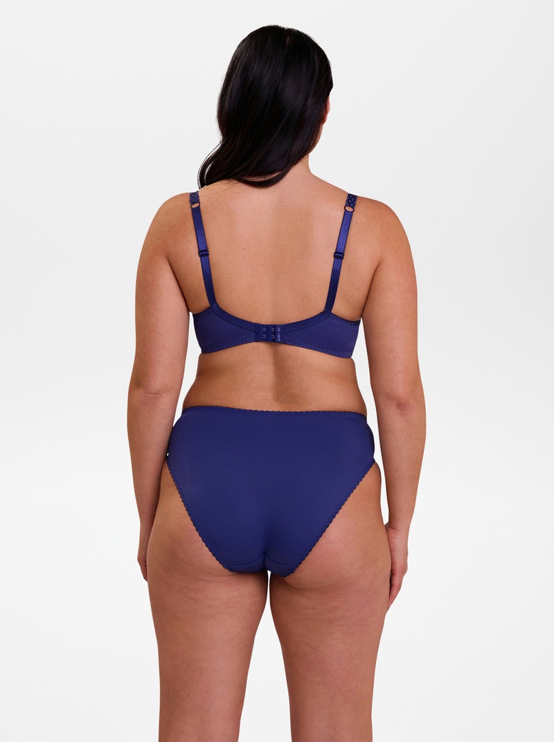 Culotte en dentelle - 'Wolf lingerie' Bleu - Kiabi