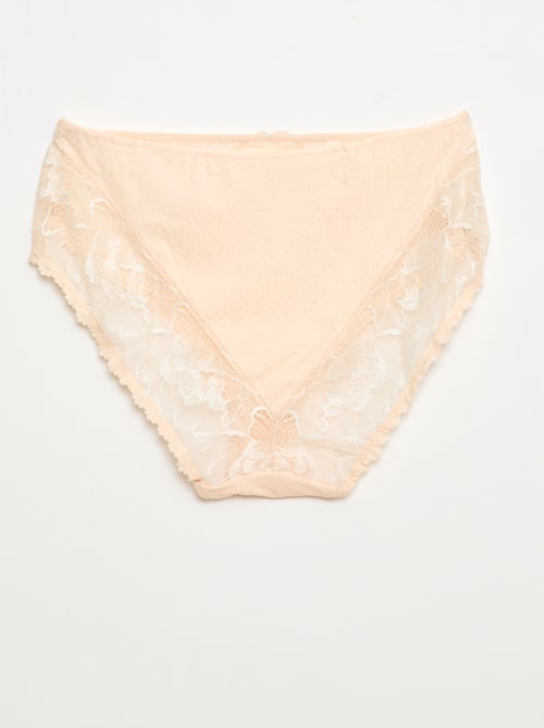 Culotte en dentelle - 'Wolf lingerie' - Kiabi