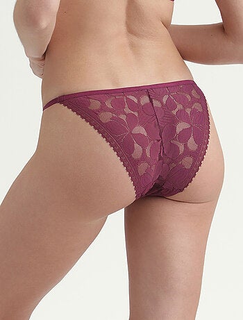 Culotte en dentelle Art Flower