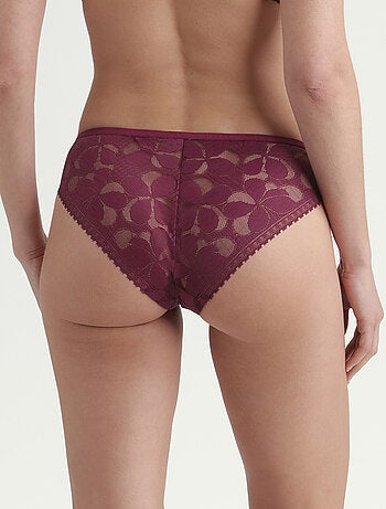 Culotte en dentelle Art Flower