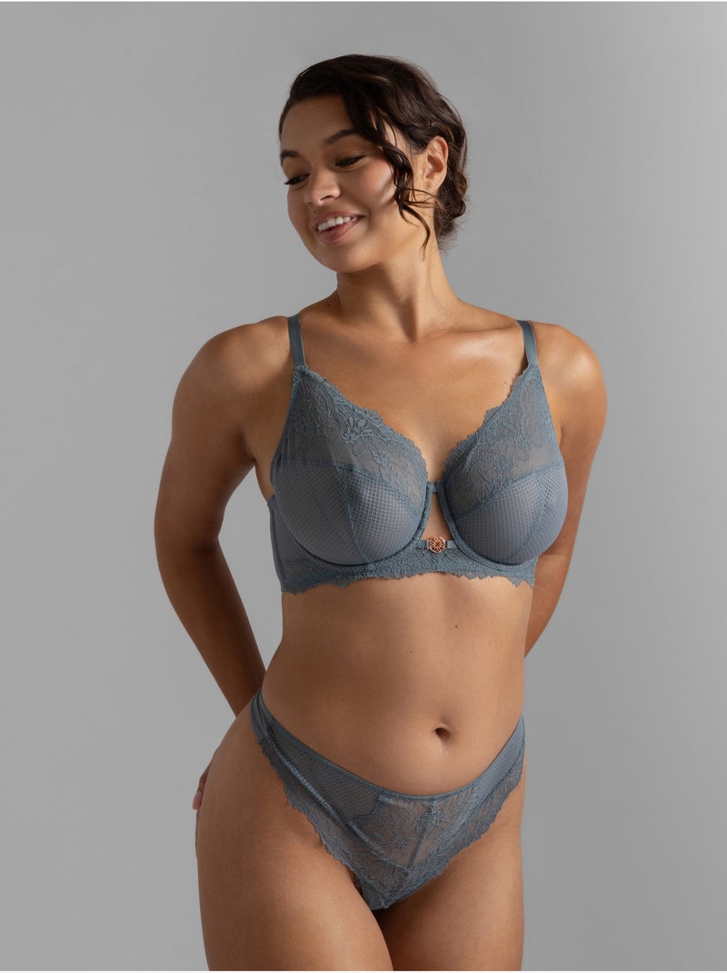 Culotte en dentelle Dorina Vert - Kiabi