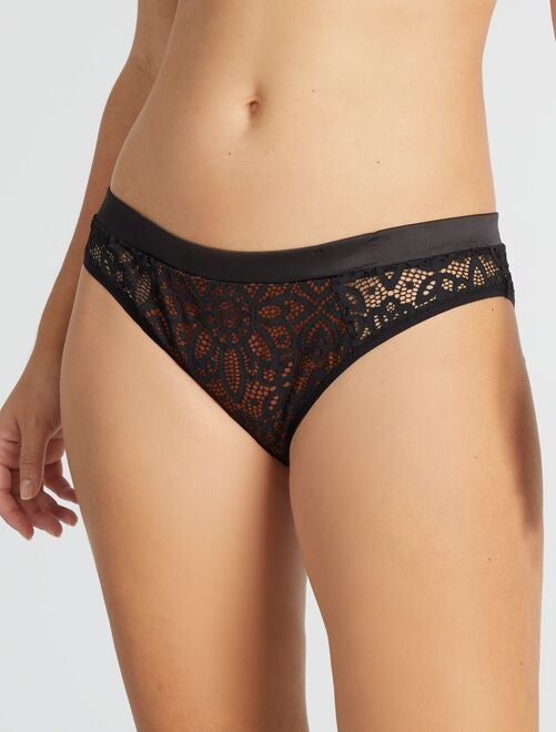 Culotte en dentelle 'Envie de Lingerie' - Kiabi