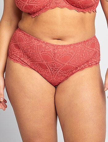 Culotte en dentelle et en microfibre