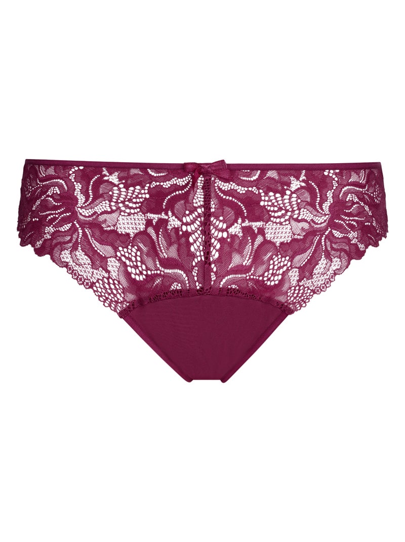 Culotte en dentelle Generous Essentiel Bordeaux - Kiabi