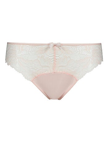 Culotte microfibre et dentelle florale Generous Essentiel